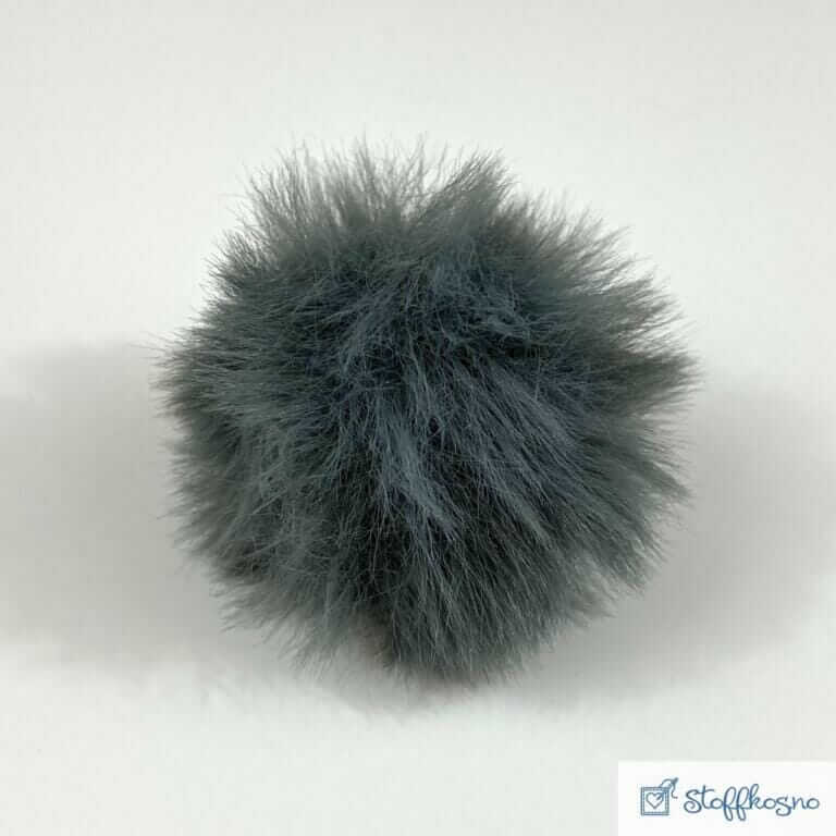 Pompom dusk 5cm grå