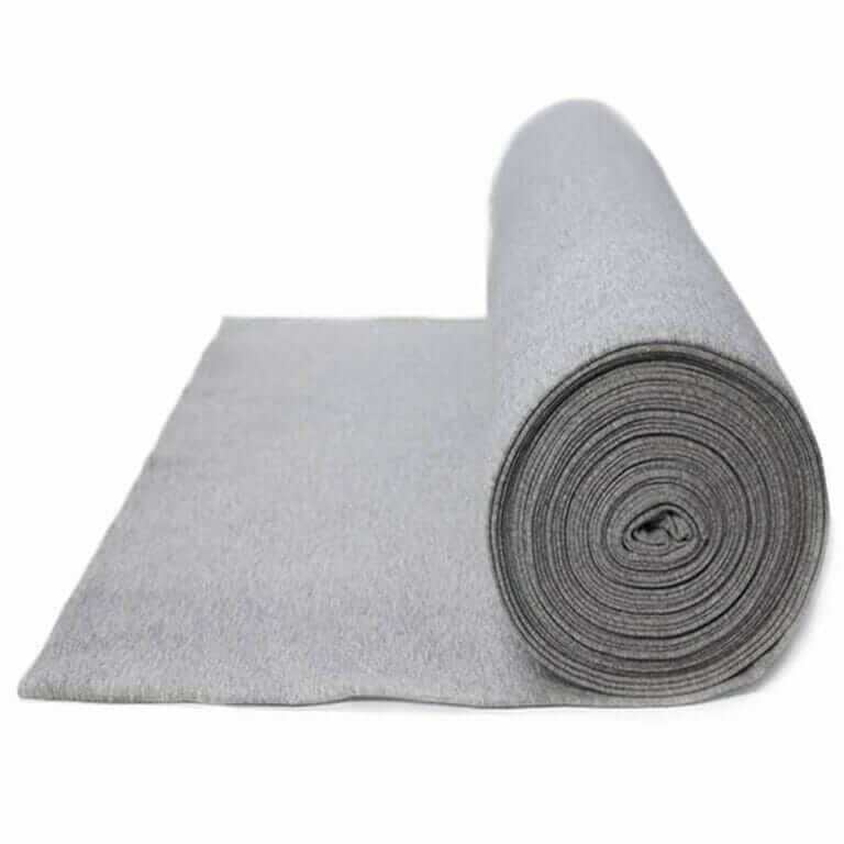 Ribb - Lysegrå melert