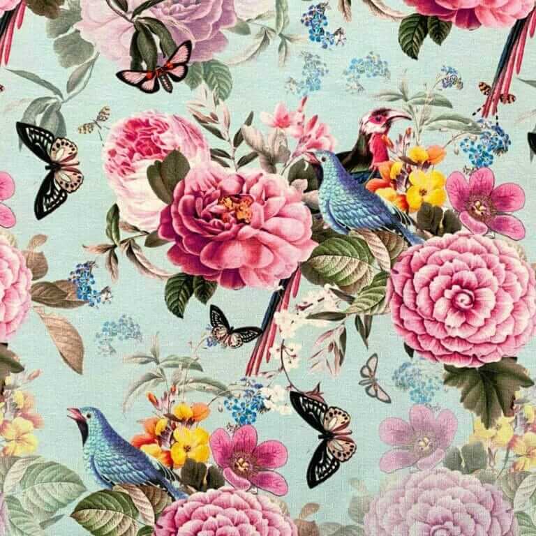 Jersey med fugleblomst