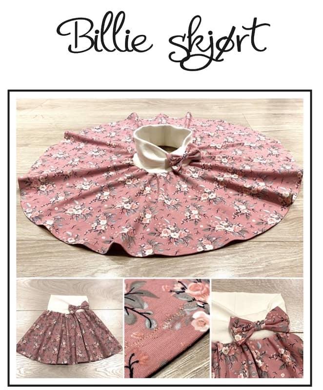 Symønster PDF- Stoffkos Billieskjørt