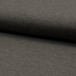 Ensfarget Bambus jersey - Dark Grey Melange