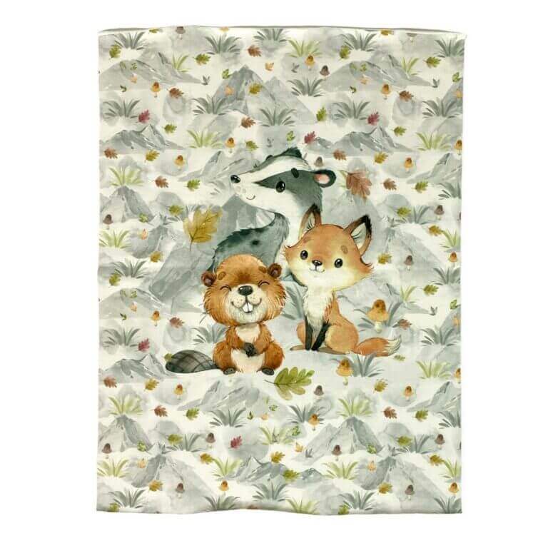 French Terry Panel - Mountainfriends - 40x50