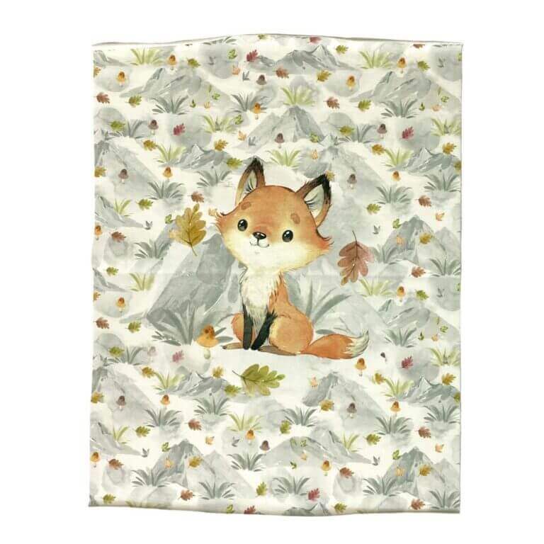 French Terry Panel - Mountainfox - 40x50