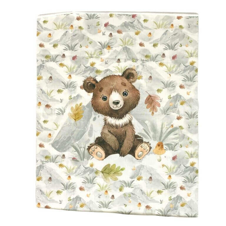 French Terry Panel - Mountainbear - 40x50